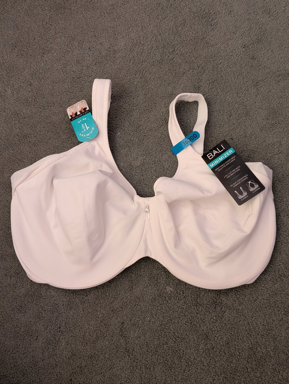 Bali White Full Coverage Minimizer Bra